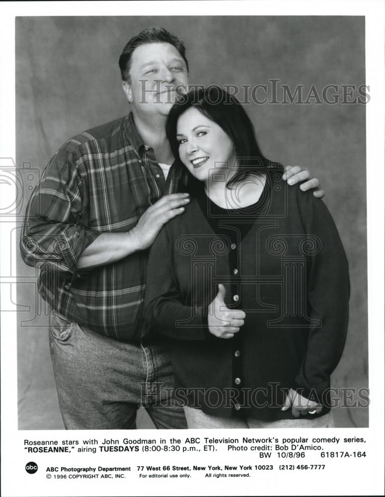 1996 Press Photo Cast of Roseanne - cvp72750 - Historic Images