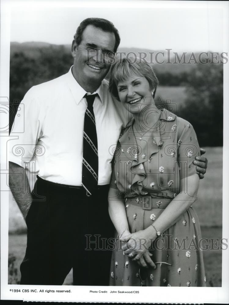 1994 Press Photo James Garner and Joanne Woodward in Breathing Lessons - Historic Images