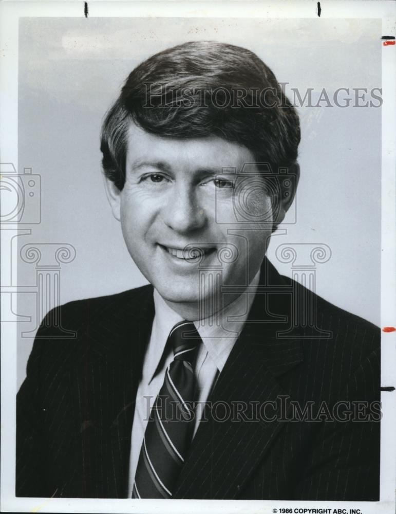 1986 Press Photo Ted Koppel- ABC News Anchor - cvp73462 - Historic Images