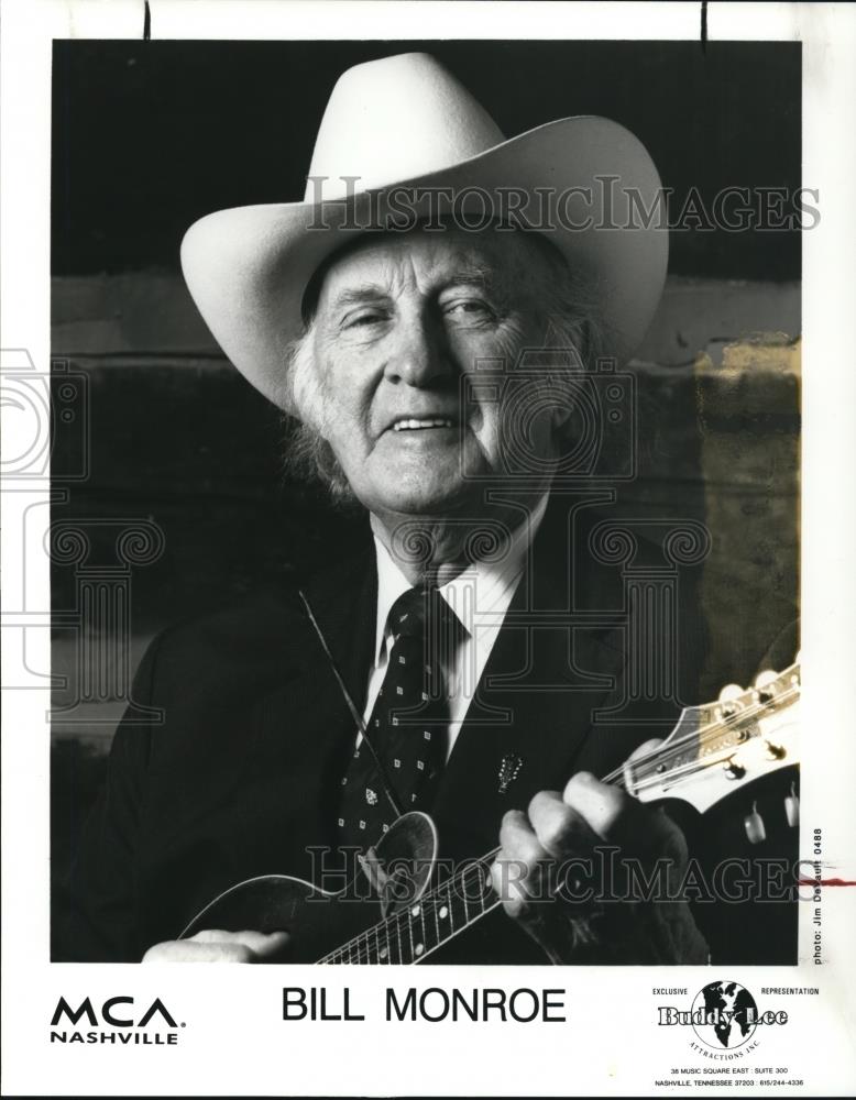 1997 Press Photo Bill Monroe - Historic Images