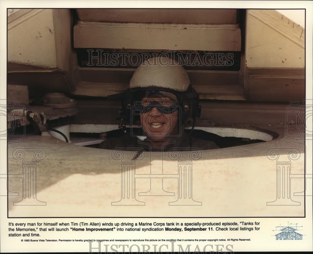 1995 Press Photo Tim Allen stars in Home Improvement TV show - cvp57606 - Historic Images