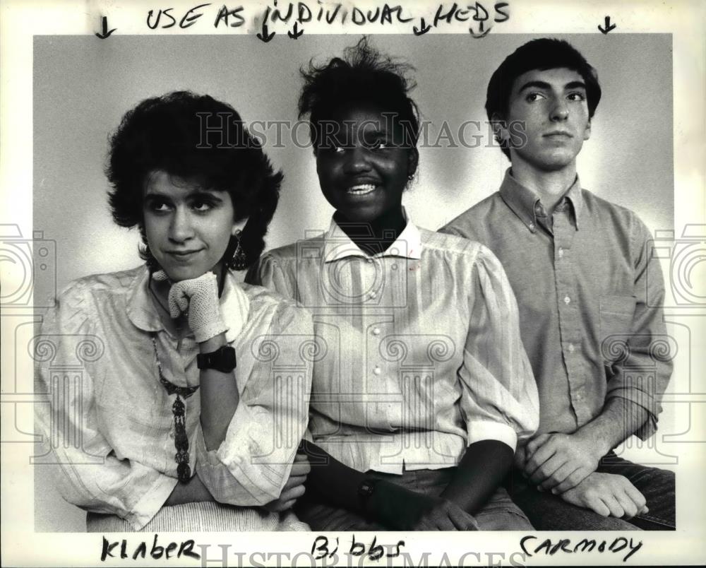 1985 Press Photo Kids Playwriting Festival - Historic Images