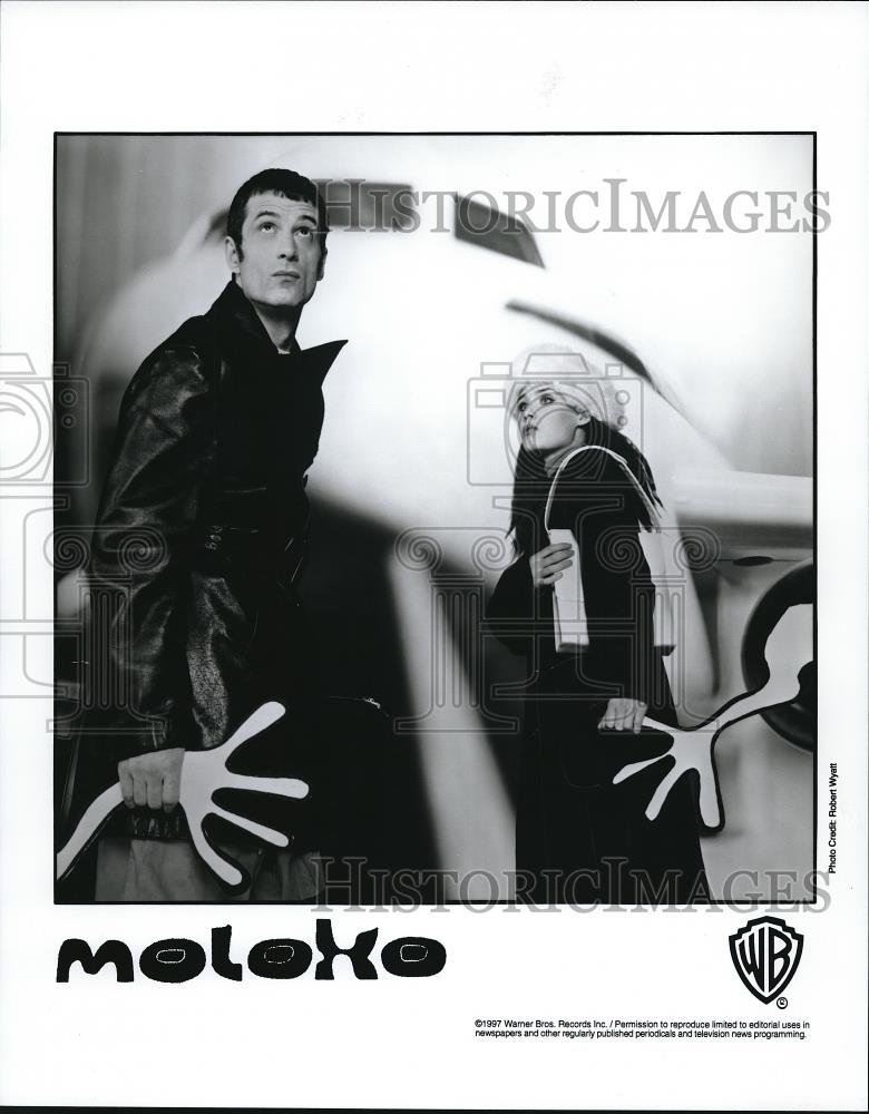 1997 Press Photo Mark Brydon and Roison Murphy of Moloko Electronica Duo - Historic Images