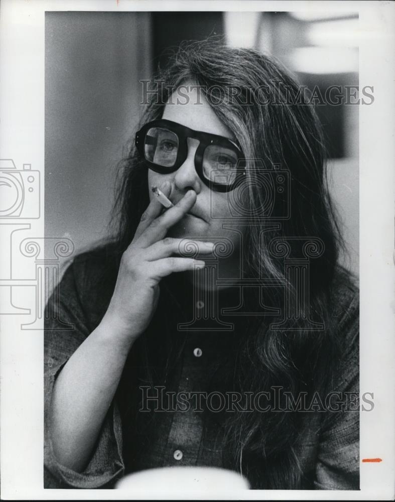 1977 Press Photo Kate Millett Feminist Writer Artist and Activist - Historic Images