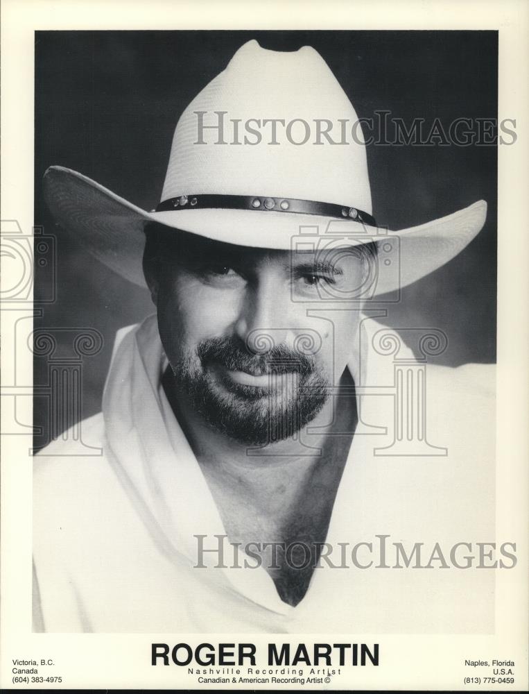 1991 Press Photo Roger Martin American Country Music Singer and Musician - Historic Images