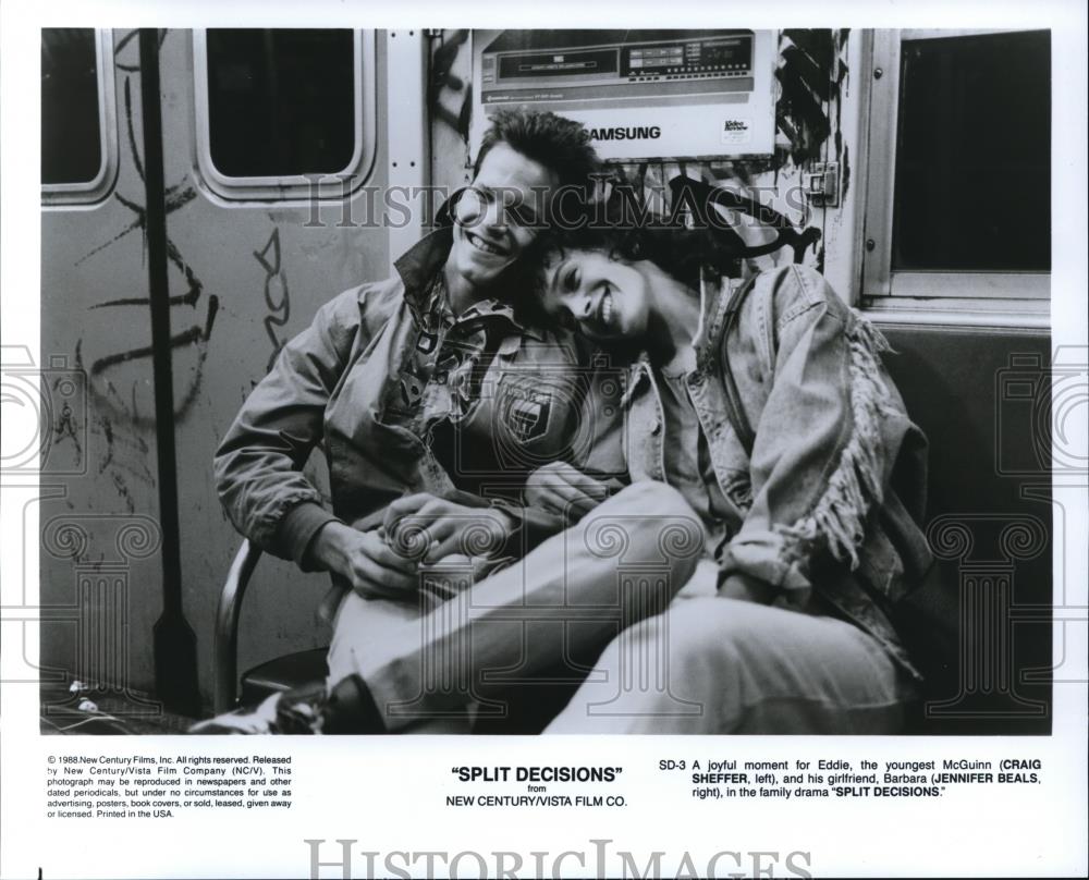 1988 Press Photo Movie Spilt Decisions - cvp72516 - Historic Images