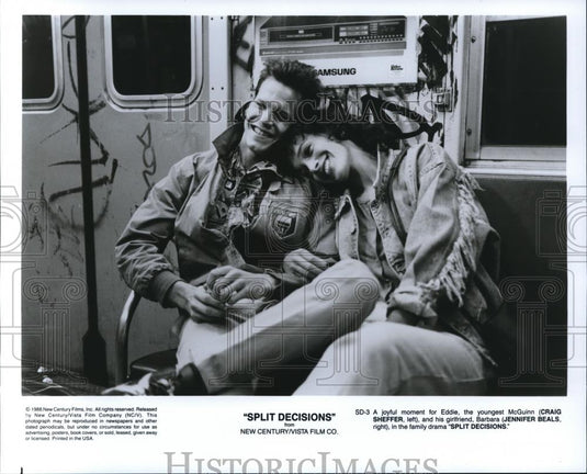 1988 Press Photo Movie Spilt Decisions - cvp72516 - Historic Images
