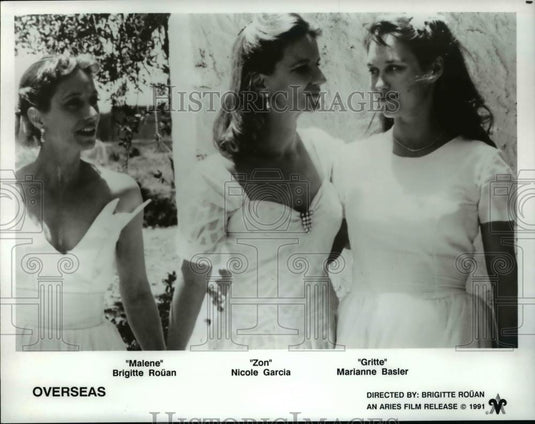 1992 Press Photo Brigitte Rouan Nicole Garcia Marianne Basler in Overseas - Historic Images