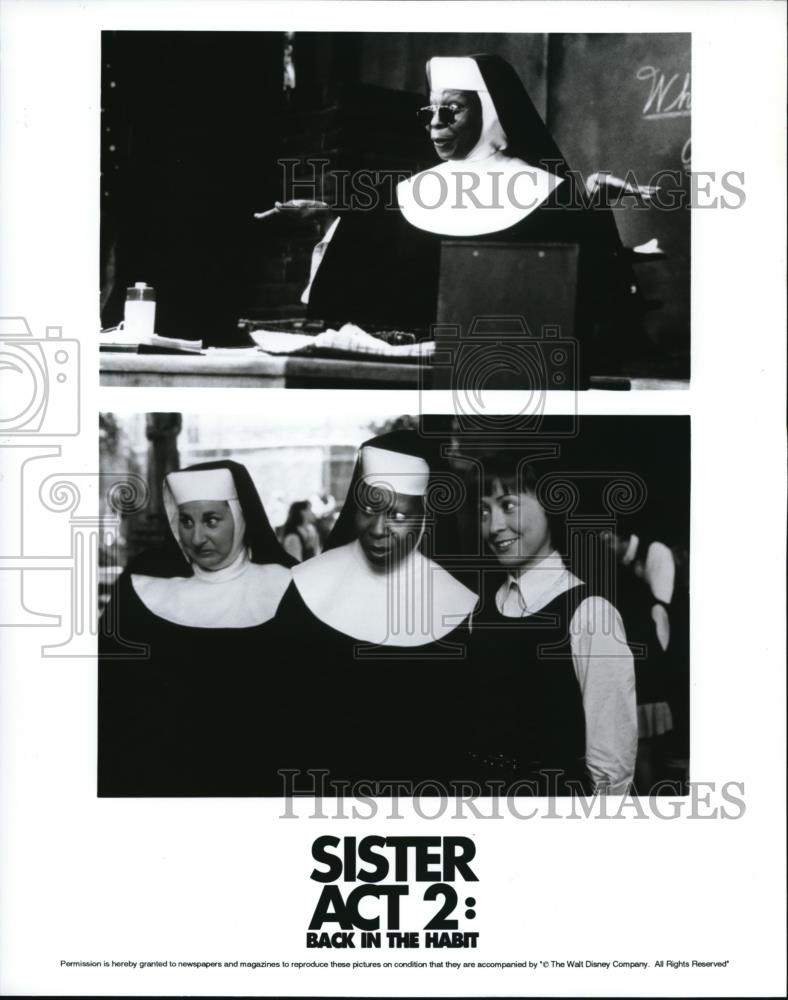 1994 Press Photo Whoopi Goldberg stars in Sister Act 2 Back in the Habit - Historic Images