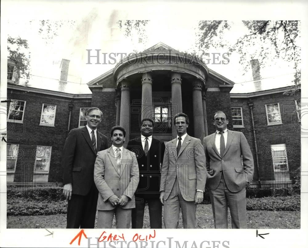 1986 Press Photo Shaker Hts Auto dealers; Gary Ocin, Larry Zalud - Historic Images