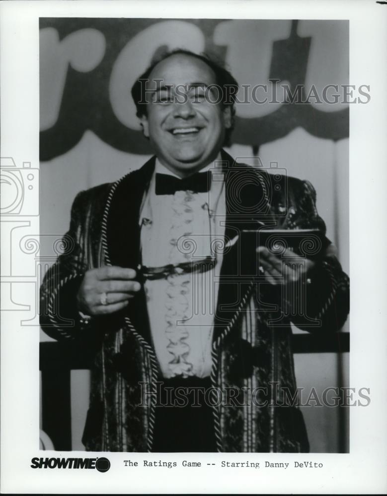 1986 Press Photo Danny DeVito on The Ratings Game - cvp57857 - Historic Images