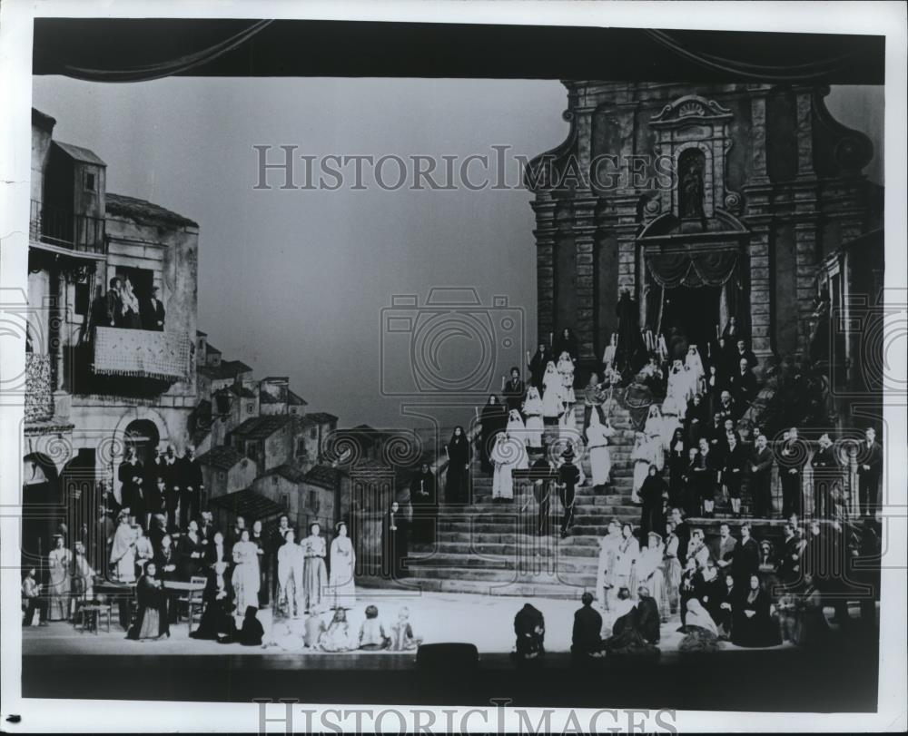 1979 Press Photo Scene from Mascagni&#39;s Cavalleria Rusticana - cva63845 - Historic Images