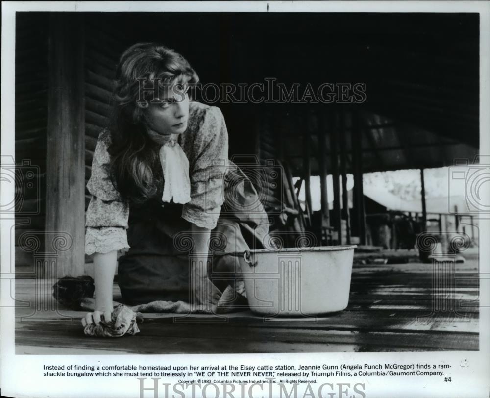 1983 Press Photo Angela Punch McGregor in &quot;We Of The Never Never&quot; - Historic Images