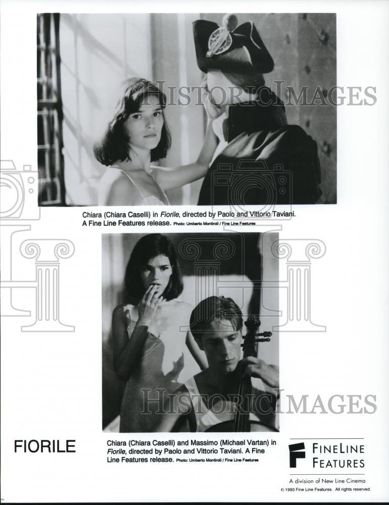 1993 Press Photo Chiara Caselli &amp; Michael Vartan in Fiorile - cvp50402 - Historic Images