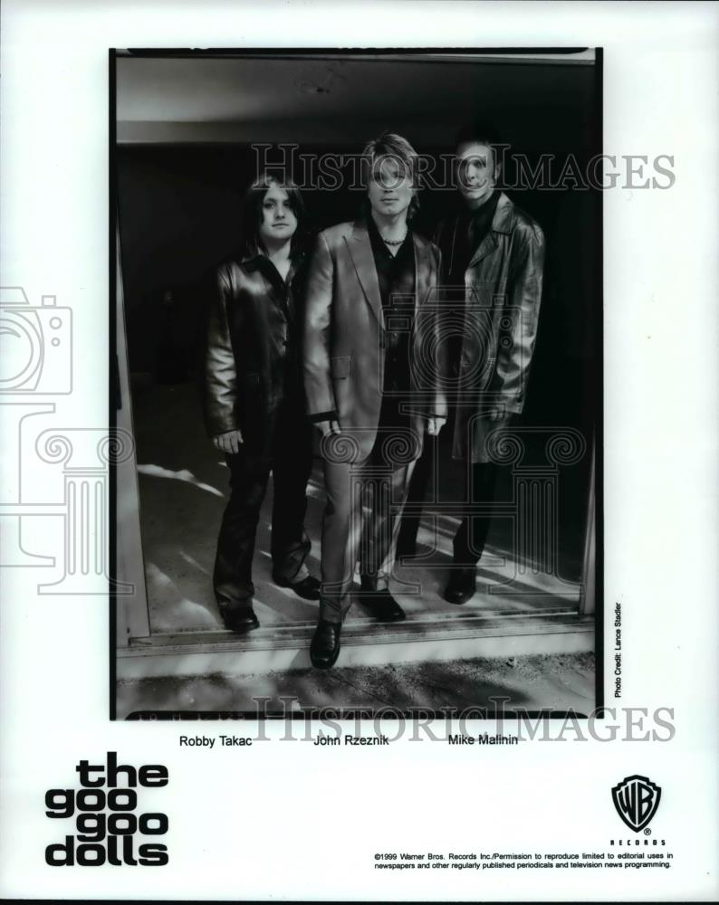 1999 Press Photo The Goo Goo Dolls Robby Takac John Rzeznik Mike Malinin - Historic Images