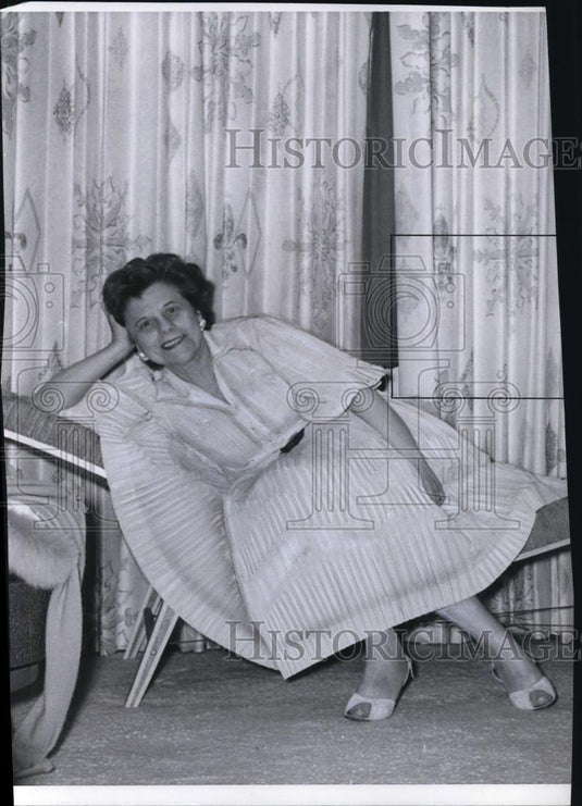 Undated Press Photo Dorothy Fuldheim American Journalist News Anchor Commentator - Historic Images