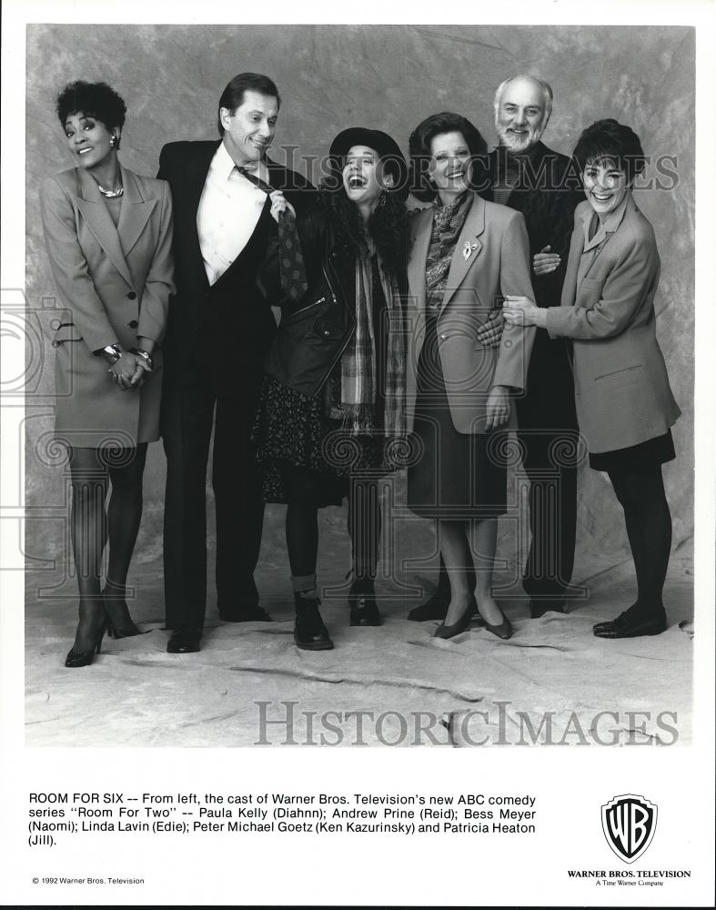 1992 Press Photo Paula Kelly Andrew Prine Bess Meyer Linda Lavin and Peter Goetz - Historic Images