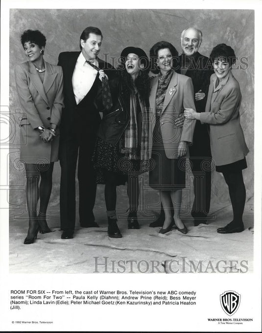 1992 Press Photo Paula Kelly Andrew Prine Bess Meyer Linda Lavin and Peter Goetz - Historic Images