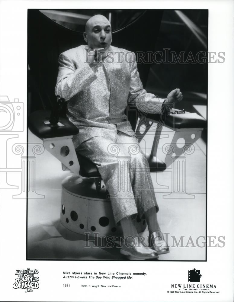 1999 Press Photo Mike Myers in "Austin Powers The Spy Who Shagged Me" - Historic Images