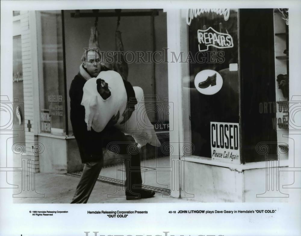 1989 Press Photo John Lithgow in Out Cold - cvp45060 - Historic Images