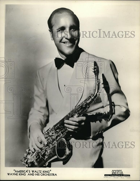 1940 Press Photo Wayne King America's Waltz King - cvp79747 - Historic Images