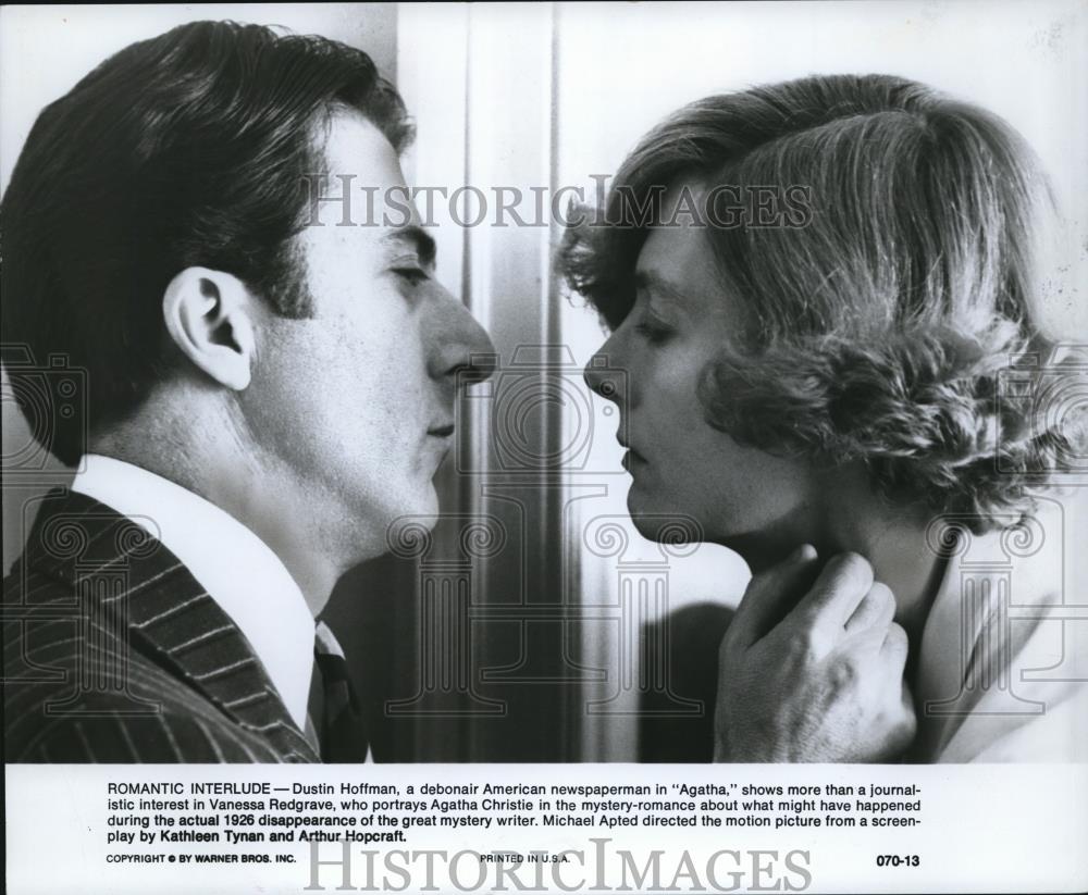 1979 Press Photo Dustin Hoffman Vanessa Redgrave in Agatha - cvp56312 - Historic Images
