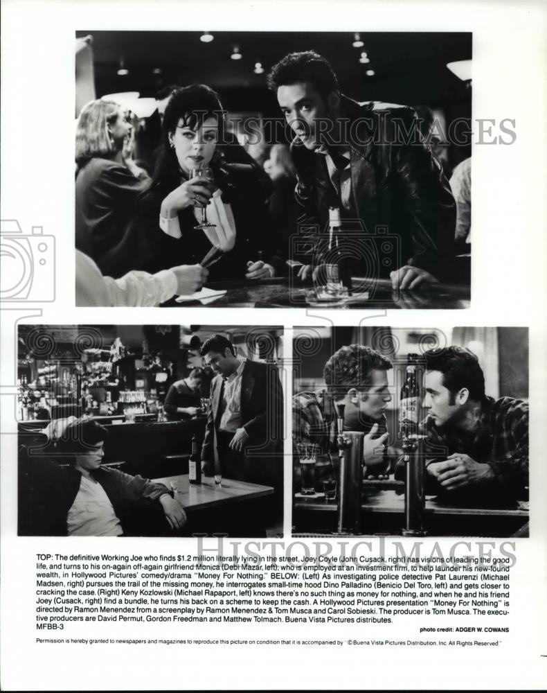 1994 Press Photo John Cusack Michael Rapaport Benecio Del Toro Michael Madsen - Historic Images