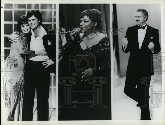 1984 Press Photo Marie Donny Osmond Nell Carter and Hal Linden - cvp46591 - Historic Images