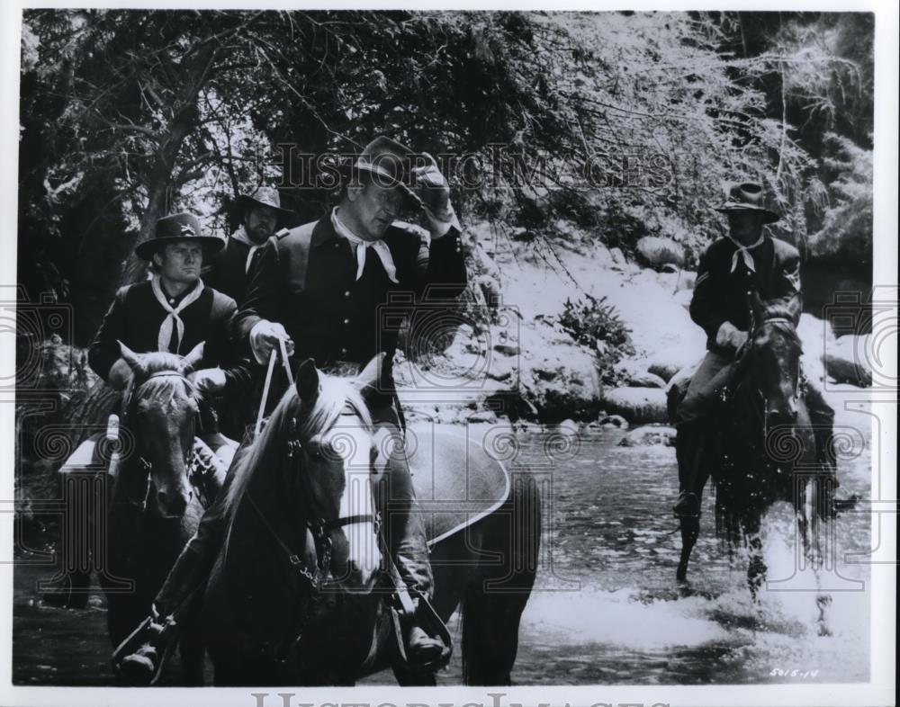1971 Press Photo John Wayne stars in Rio Lobo western movie - cvp41939 - Historic Images