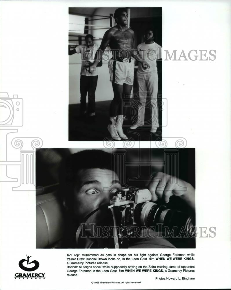 1997 Press Photo Muhammad Ali stars in When We Were Kings - cvp45642 - Historic Images