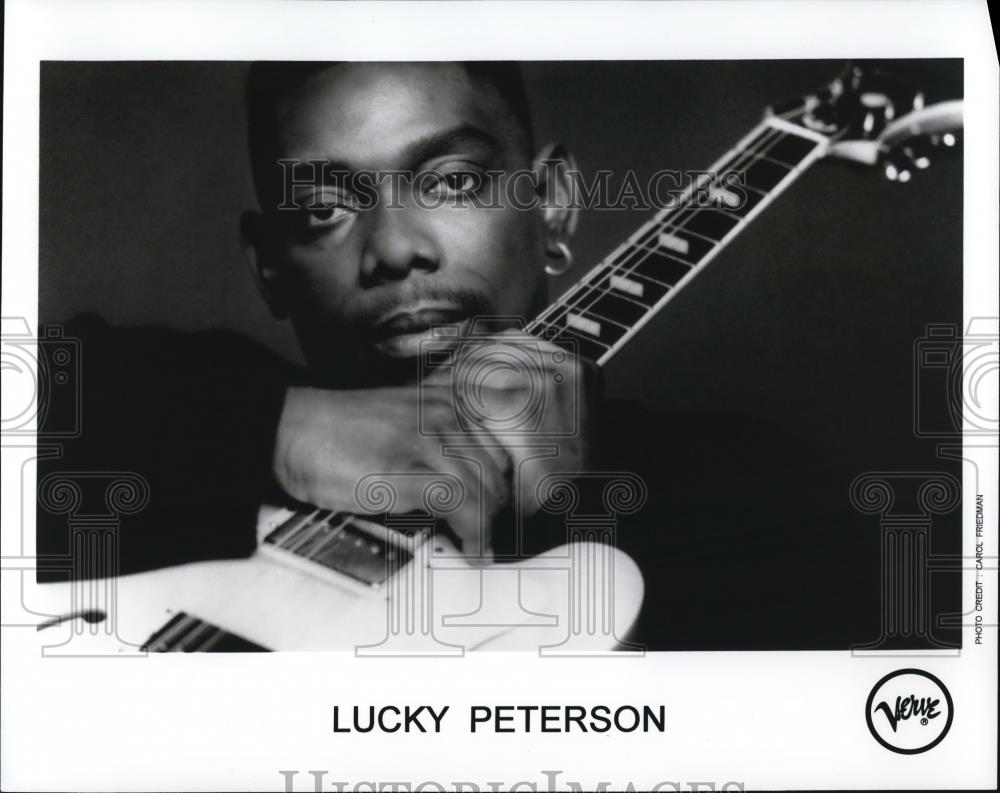 1998 Press Photo Singer Lucky Peterson - cvp49546 - Historic Images