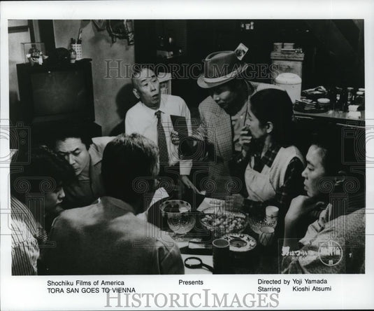 1969 Press Photo Kiyoshi Atsumi in Tora-San Goes to Vienna - Historic Images