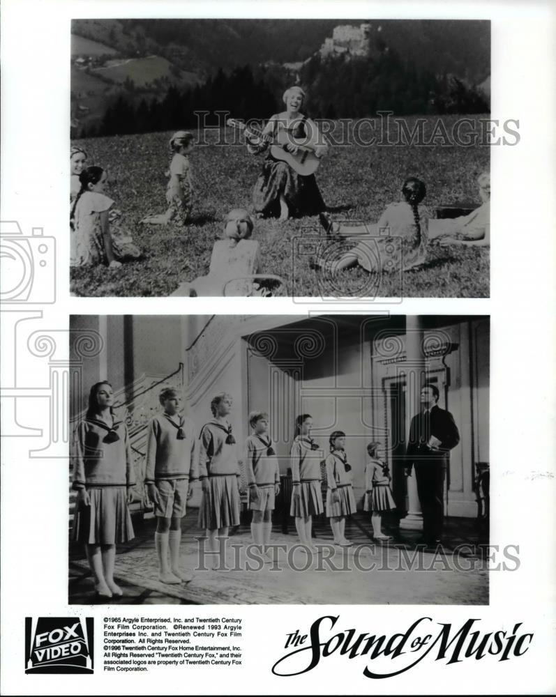 1996 Press Photo Julie Andrews and Christopher Plummer in The Sound of Music - Historic Images