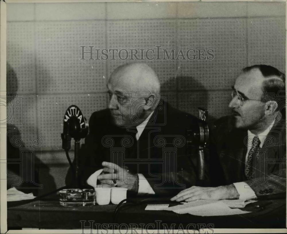1947 Press Photo Knutson &quot;Meet The Press&quot; TV Show - nee03833 - Historic Images
