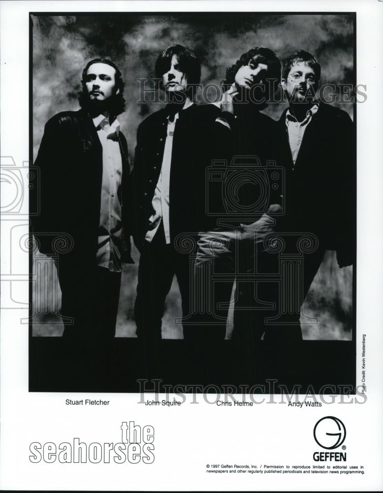 1997 Press Photo The Seahorses Stuart Fletcher John Squire Chris Helme A. Watts - Historic Images