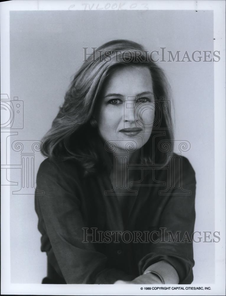 1989 Press Photo Diane Sawyer anchor ABC News - cvp53908 - Historic Images