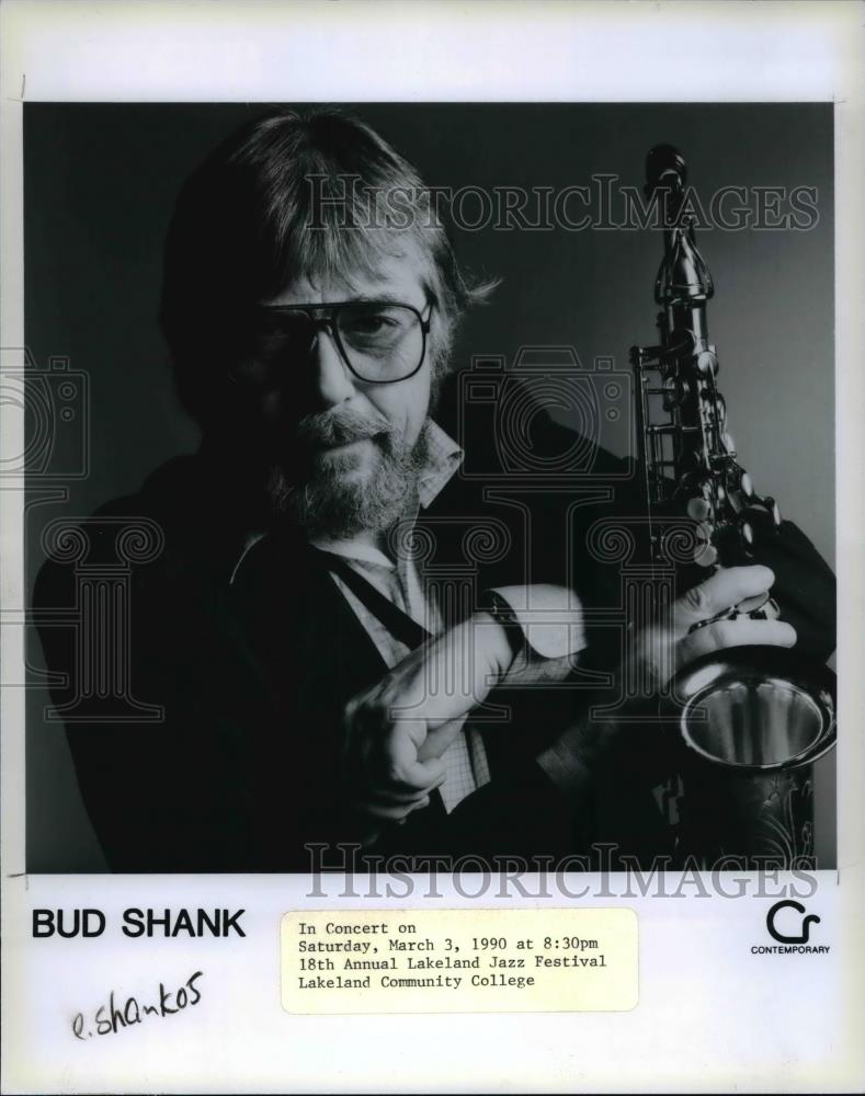 1990 Press Photo Bud Shank - cvp75302 - Historic Images