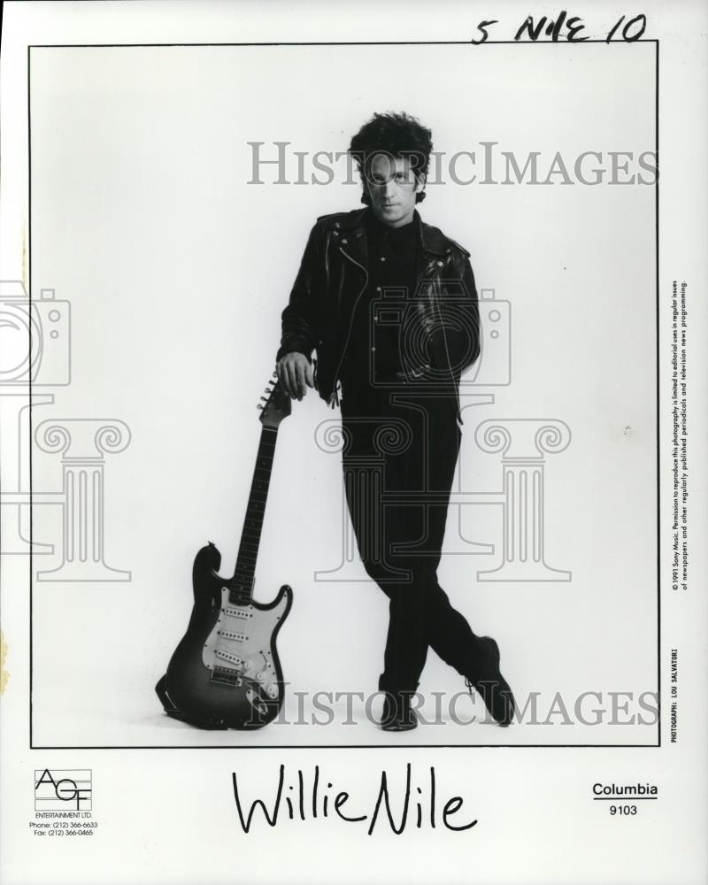 1991 Press Photo Willie Nile - cvp41287 - Historic Images