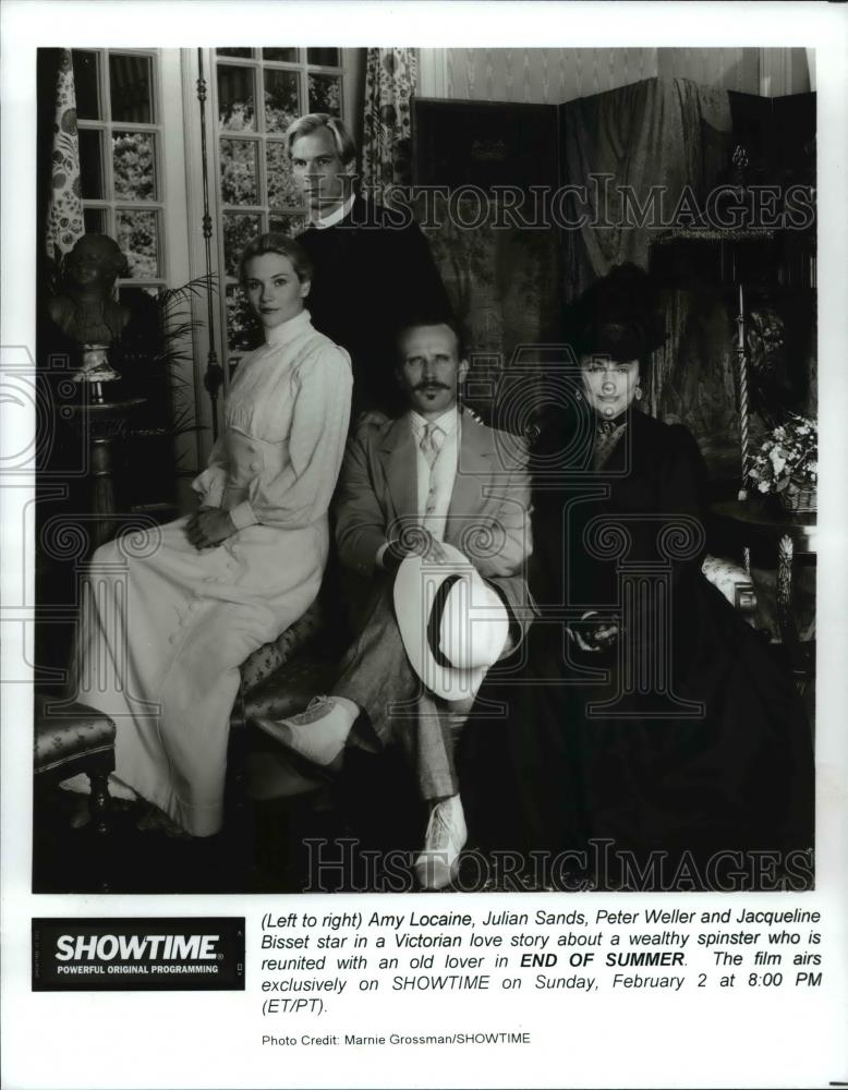 1997 Press Photo Amy Locaine, Julian Sands & Cast of End of Summer - cvp69860 - Historic Images