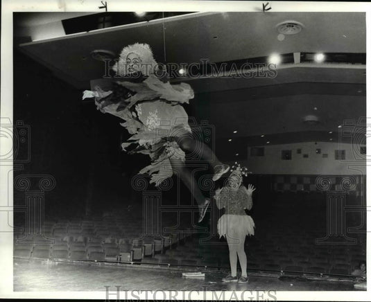 1982 Press Photo Heights Young Theater Toni Fromson & Merritt Richmond - Historic Images