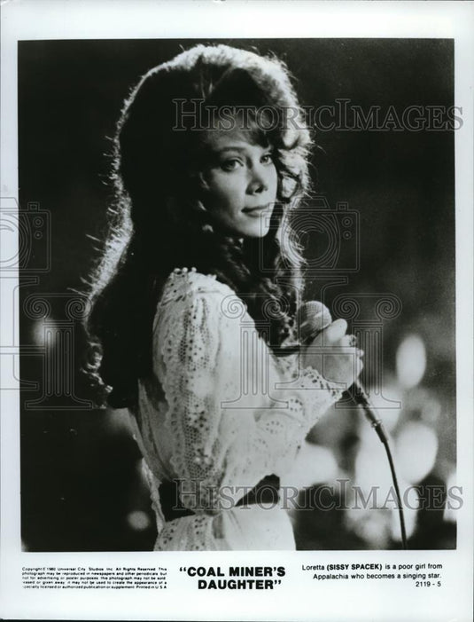 Press Photo Universal presents Sissy Spacek in Coal Miner's Daughter - Historic Images