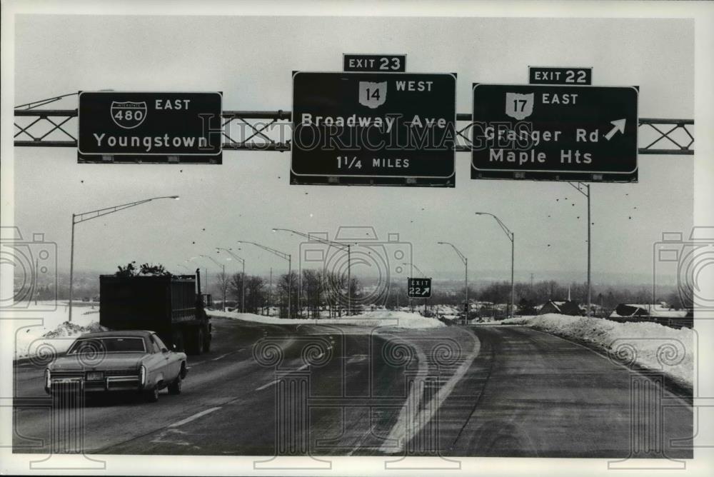 1978 Press Photo Highway I-480 East Bound - Historic Images