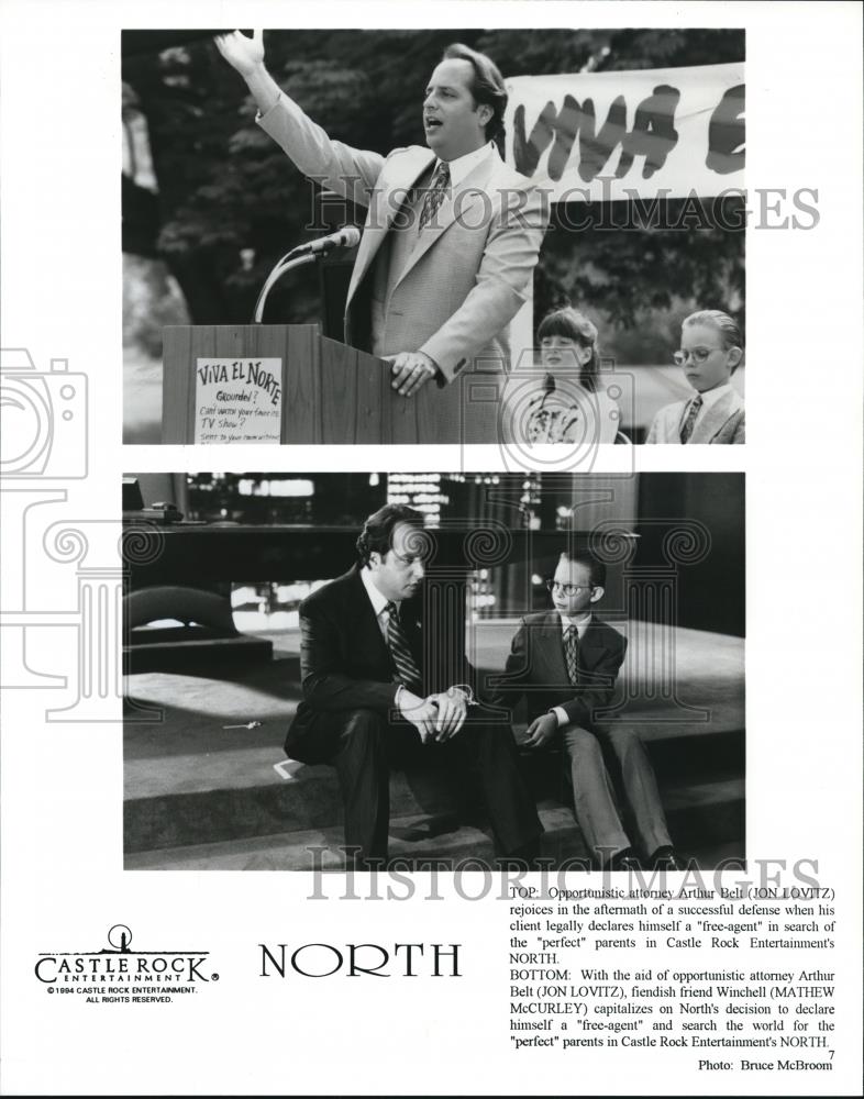 1995 Press Photo Jon Lovitz and Mathew McCurley star in North - cvp52324 - Historic Images