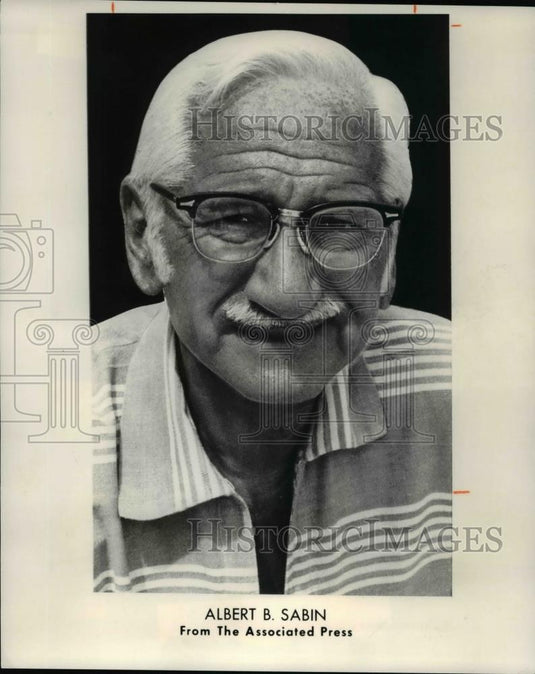 1976 Press Photo Albert B Sabin - cvp76001 - Historic Images