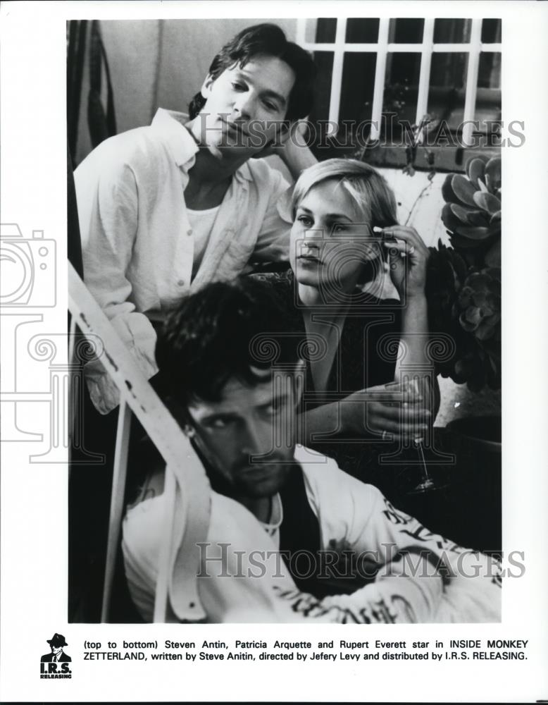 1994 Press Photo Inside Monkey Zetterland Steven Antin Patricia Arquette Rupert - Historic Images