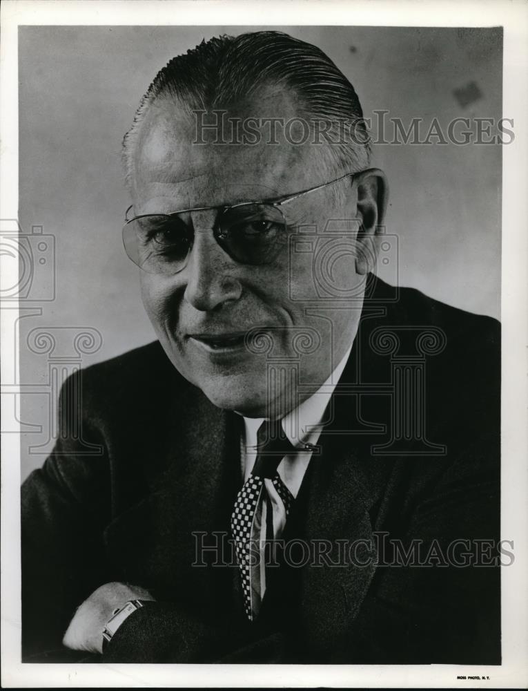 1955 Press Photo Conductor Rudolph Ringwall, Cleveland Orchestra - Historic Images