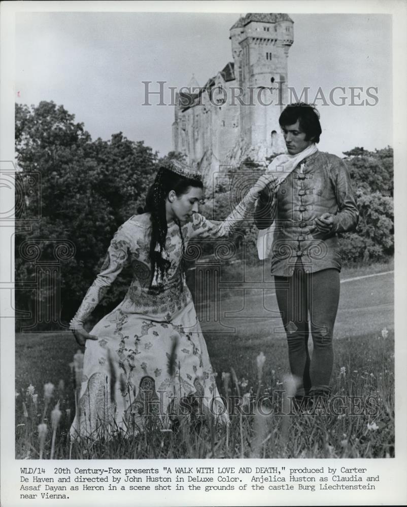 1970 Press Photo 20th Century Fox presents A Walk With Love And Death with - Historic Images
