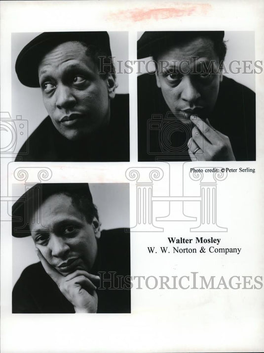 1994 Press Photo Walter Mosley of WW Norton & Company - Historic Images
