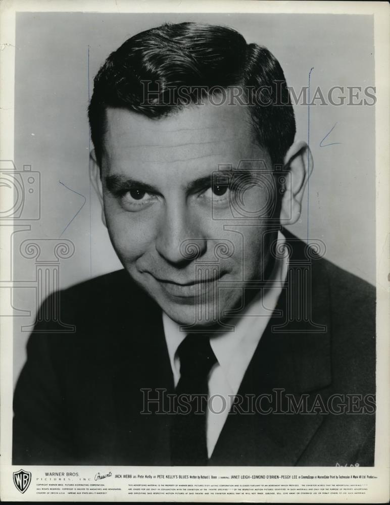 1955 Press Photo Warner Brothers presents Jack Webb in Pete Kelly&#39;s Blues - Historic Images