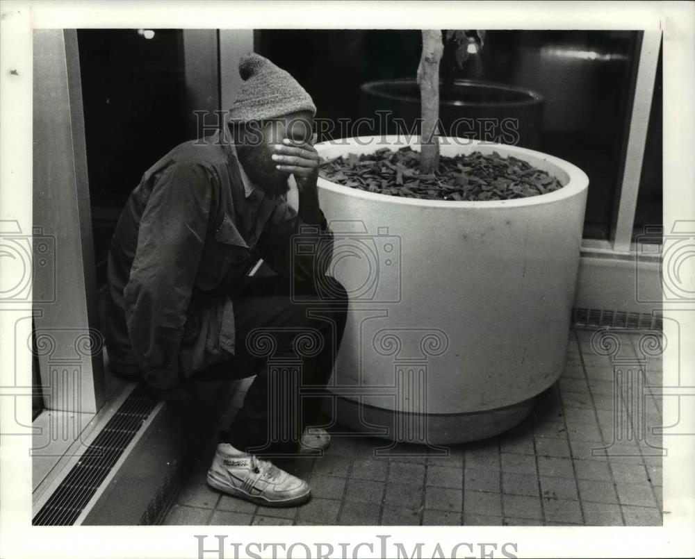 1989 Press Photo Homeless - 629 - Historic Images